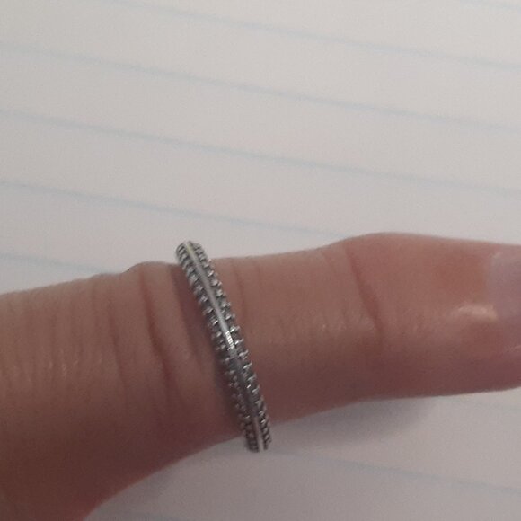 Jolie bague PANDORA taille 44,  argent sterling 925 - Picture 3 of 4